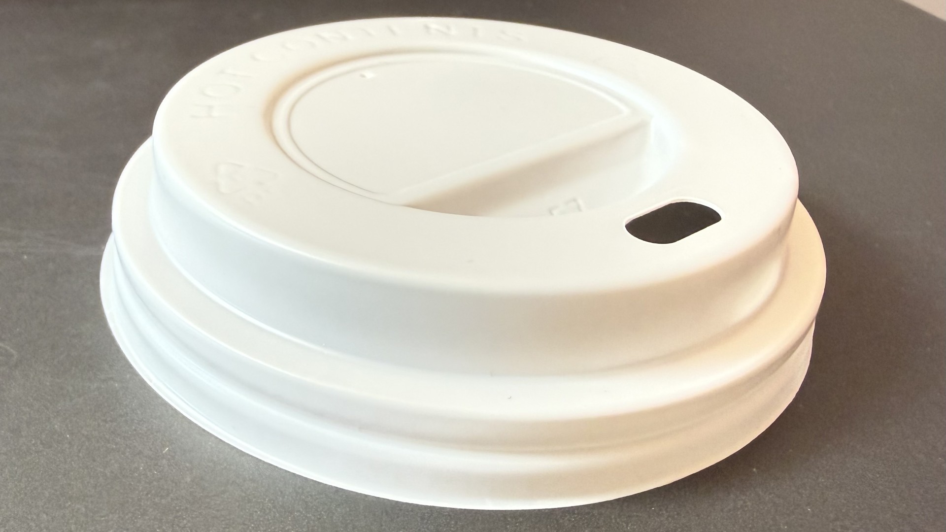 SvBio Lock till Kaffemugg 23 cl Vit Plast 1000 st